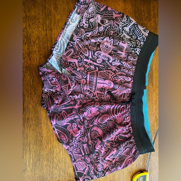 Janji lightweight shorts - batik purple? Size medium - Picture 2 of 5
